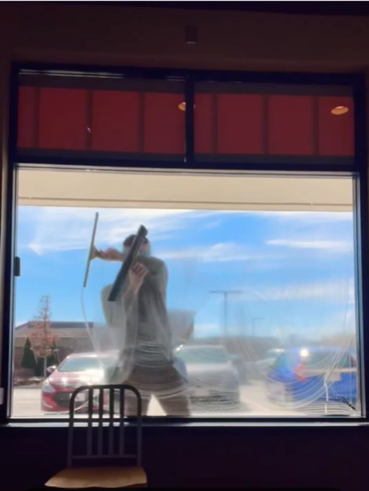 Store front window cleaning San Clemente
