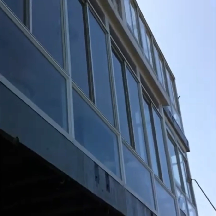 Windows of businesses cleaning