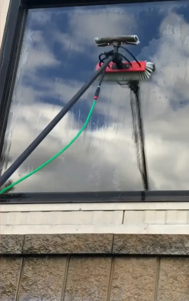 Deionized water for window cleaning