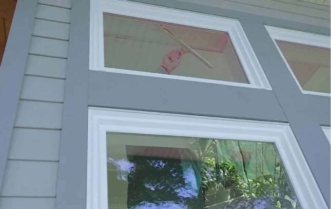 Treating salt air damaged window