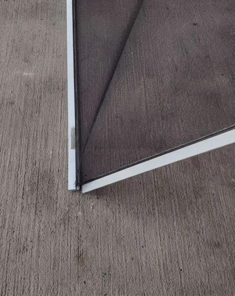 window screen frame broken
