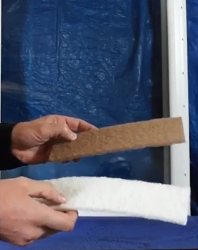 White or walnut scrapper pad
